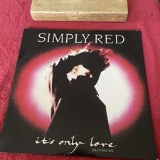 Simply Red - It's Only Love (Valentine Mix) 12" Vinyl Record 1989 WEA 