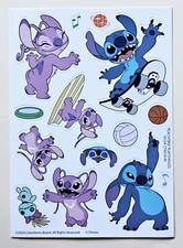 Stitch. Sticker sheet.