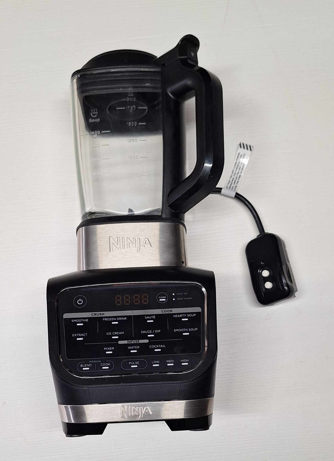 Ninja HB152 Foodi Heat Programmable Blender 64oz Black High Speed