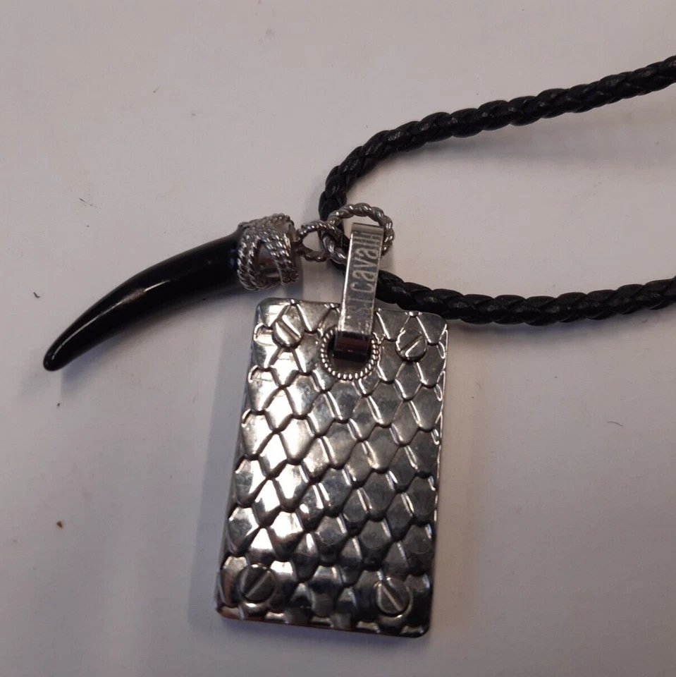 Modeschmuck Just Cavalli 2 Anhänger Halskette - Bild 2 von 4