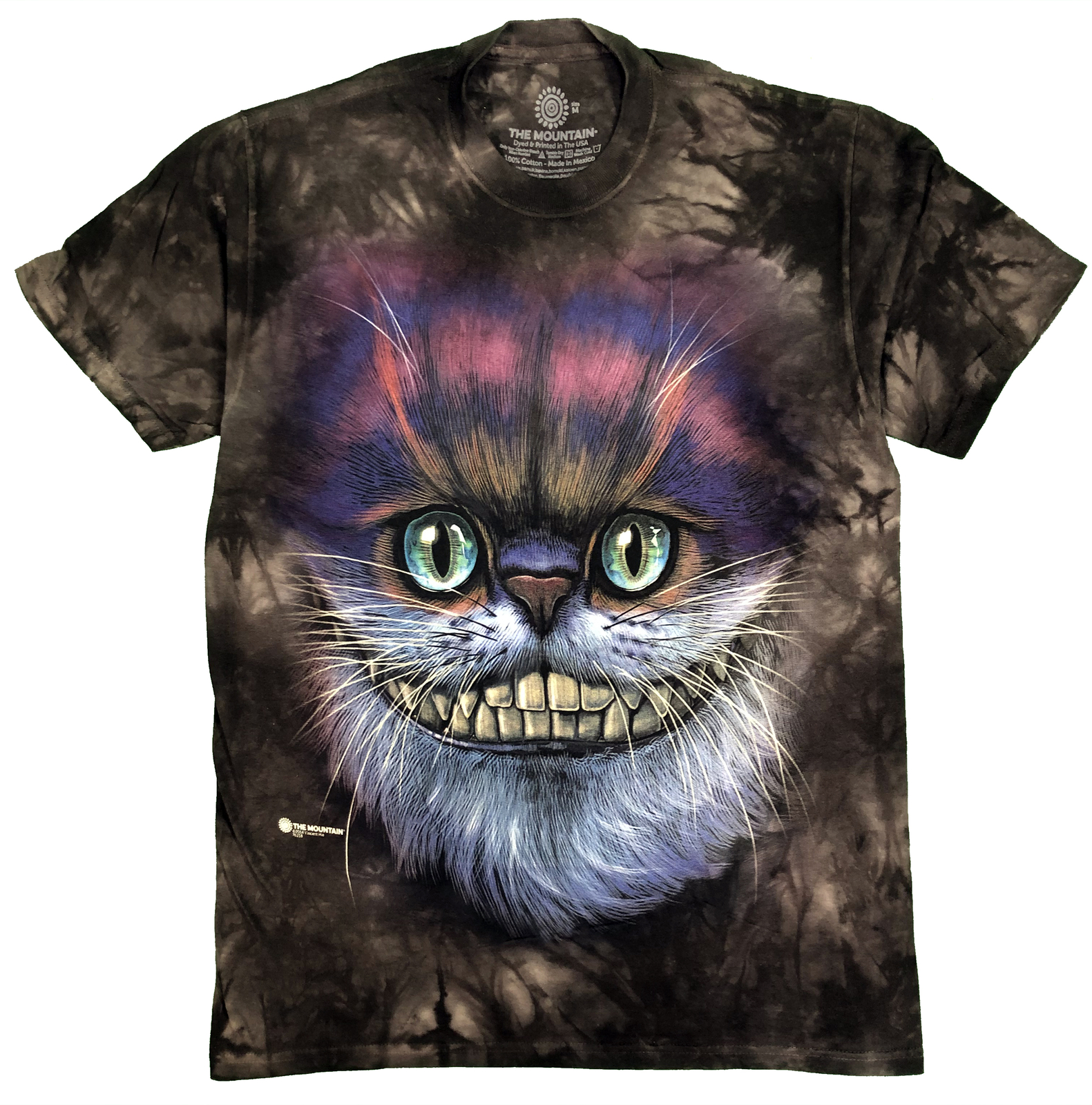 Big Face Cheshire Cat The Mountain Men's T-Shirt