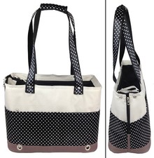 Fashion Tote Spotted Designer Fashion Travel Pet Dog Carrier bag