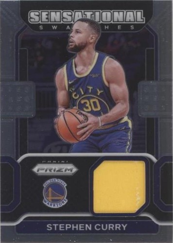 2021-22 Steph Curry Prizm NBA 75th Anniversary Edition Logo SSP