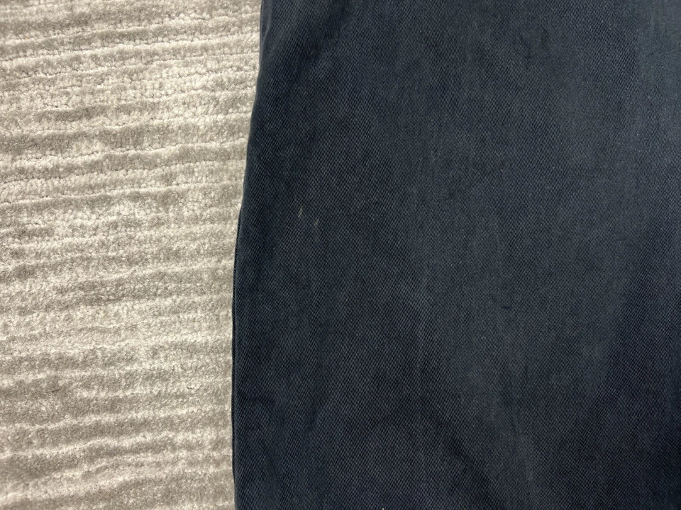 Shorts masculino Merona 40 preto 100% algodão bolso com barra chino ao ar livre - Imagem 4 de 4