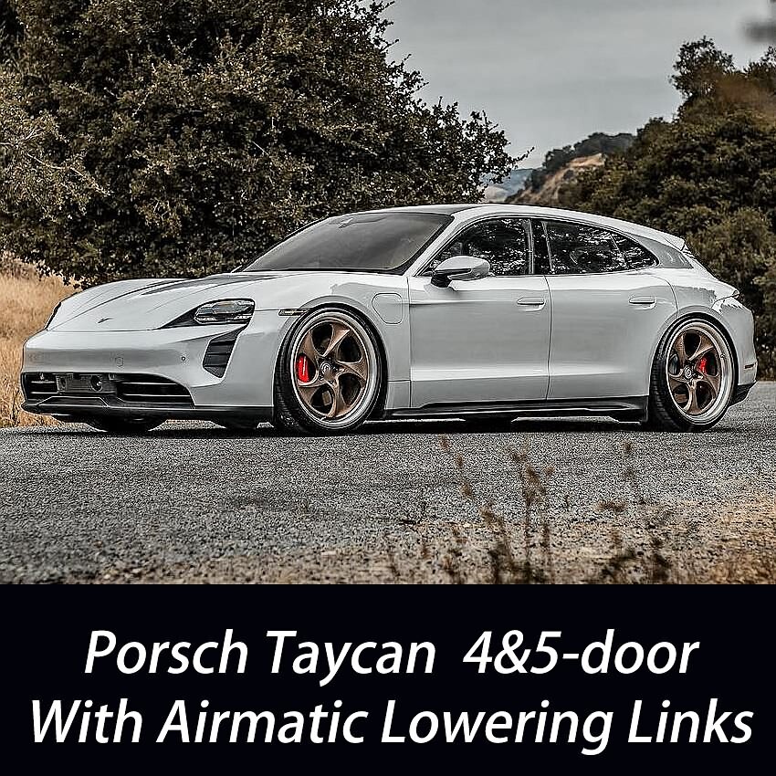 For Porsche Taycan Adjustable Air Ride Suspension Lowering Links