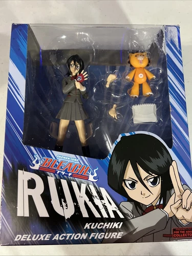 Bleach Rukia Kuchiki Deluxe Action Figure Toynami Shonen Jump with Box (A)