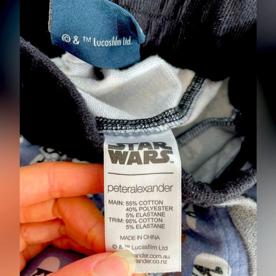 Peter Alexander X Disney Mens Lucasfilm Star Wars pajama lounge pants - Image 4 of 4