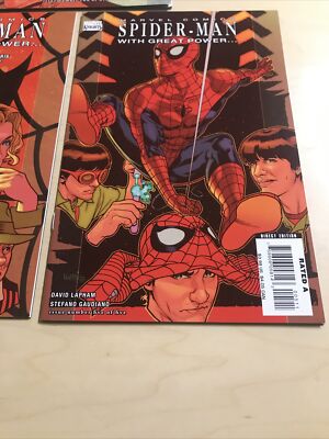 SPIDER-MAN WITH GREAT POWER #1,2,3,4,5 (9.6-9.8) COMPLETE SET
