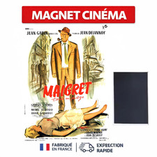 Magnet Film Maigret - Jean Gabin - Aimant Frigo Fridge Magnet 90x65