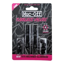 New ~ 7075 Machined Aluminium Muc-Off Tubeless Valve Kit 44mm Black