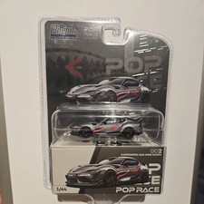 Pop Race 1:64 Toyota Supra A90 Darwin Pro 66G NWB Gray Enigma Exclusive PR64-002