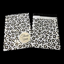  10 10 x 13 Animal Print Self-Sealing Poly Mailers Shipping Envelopes
