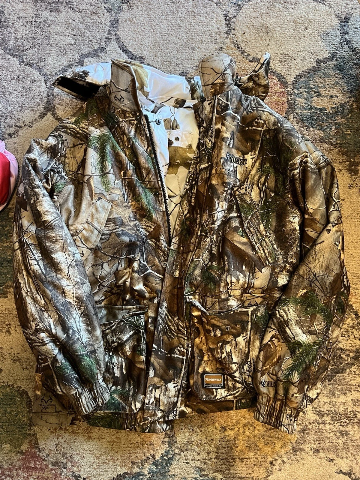 Rocky Men's ProHunter Reversible Waterproof Insulated Parka Jacket Realtree/Snow