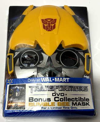 Transformers DVD w/ Bonus Collectible Mask Wal-Mart Exclusive 2007 SEALED HTF