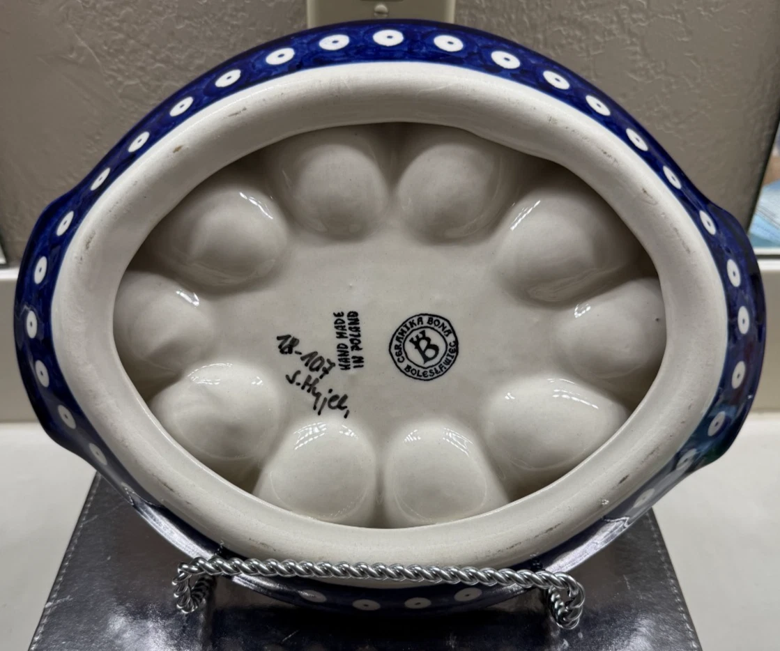 Ceramika Artystyczna Deviled Egg Plate - Thumbnail 3