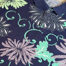 Vintage Pierre Cardin Polo Shirt XL Hawaiian Short Sleeve Cotton Retro 90s