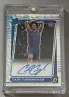 2021 Donruss Optic Fast Break Cade Cunningham RC Rated AUTO PSA 9 MINT