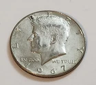 1967 Kennedy Half Dollar • 40% Silver • Circulated • Solid Coin • As Shown  x128