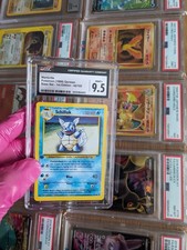 ✅ CGC 9,5 Schillok 42/102 1. Edition Pokemon Karte Base Set PSA 9 - 10 Wartortle
