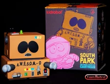 Awesom-O - Many Faces of Cartman Vinyl Mini Figure by South Park x Kidrobot