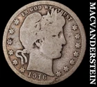 1916-D Silver Barber Quarter - Scarce  Better Date  No Reserve  #K1357