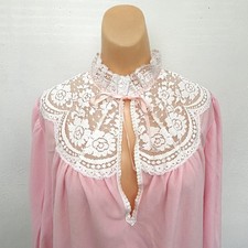 Bert Yelin for Iris Womens Vintage Cottagecore Nightgown Large Feminine Modest