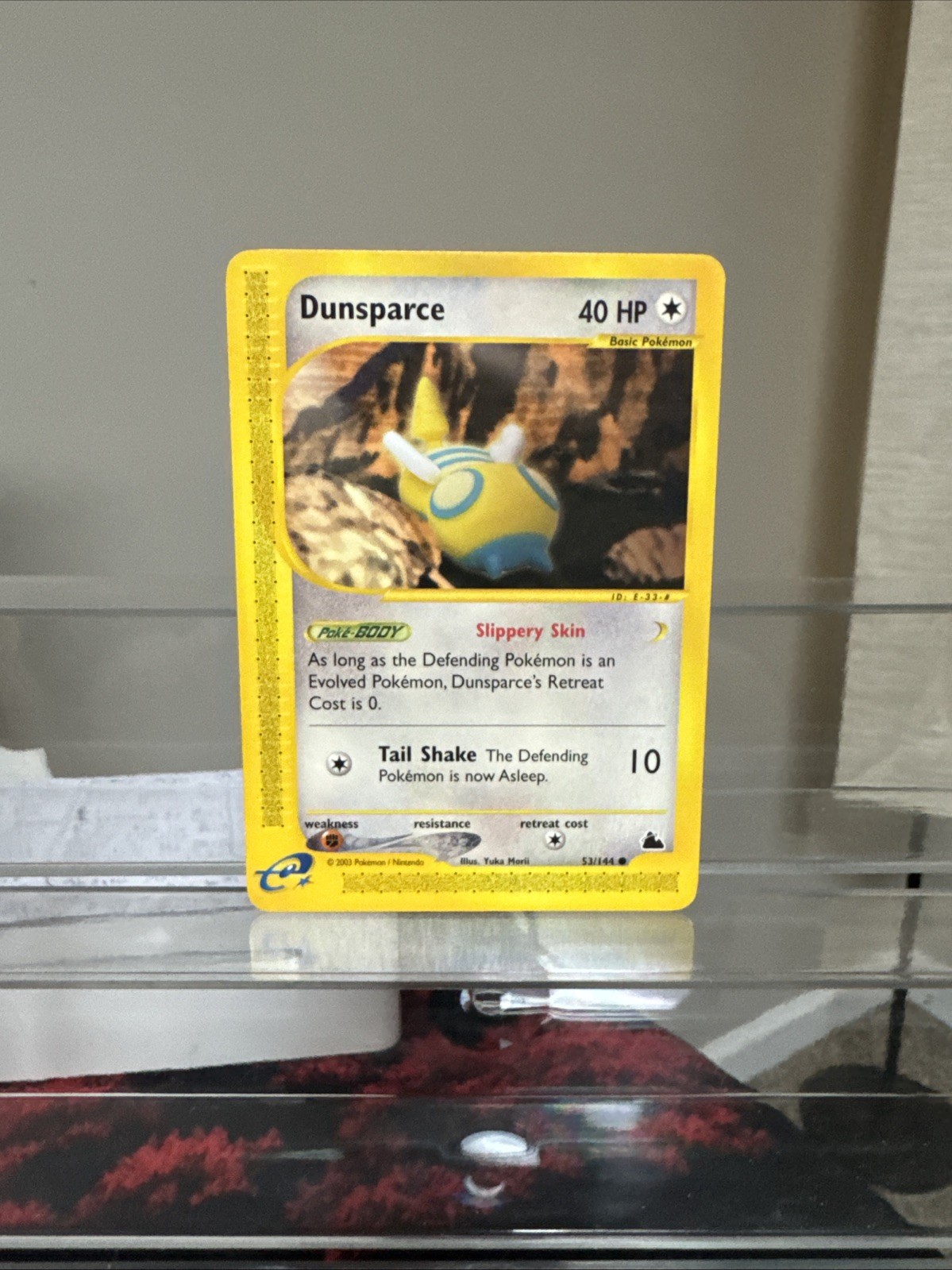 Dunsparce 53/144 Skyridge Regular Near Mint Yuka Morii Illustrated Pokemon Card