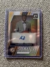 2017-18 Panini Donruss Optic - Signature Series Edmond Sumner #8  Auto Rookie