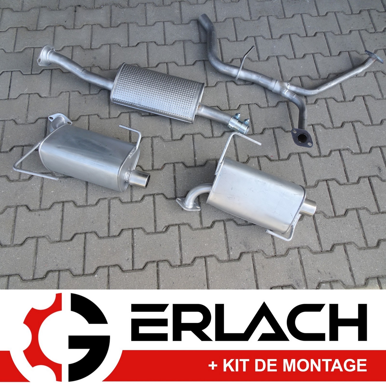 Echappement silencieux Subaru Legacy 2.5 anti-vibration fin des bruits de ligne 6669