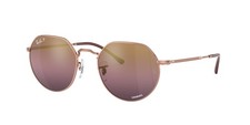 Ray-Ban RB 3565 jack rose gold mirrir red grad 9202G9 Sunglasses