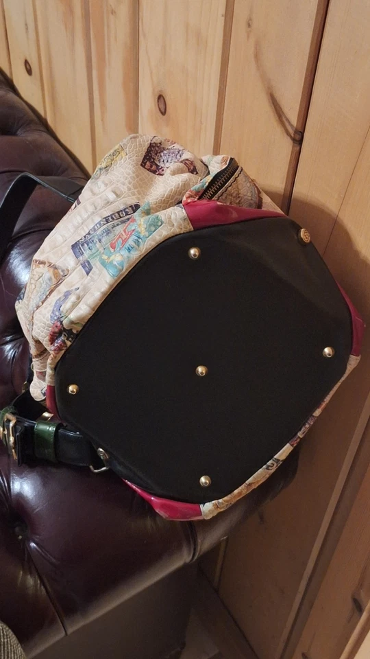 Marino Orlandi Crocko Leather Sling Bag  Vintage Italy Handbag - Image 3 of 4