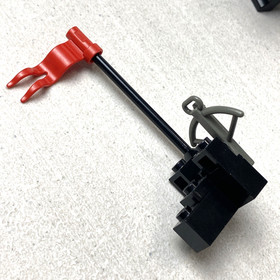 LEGO Black Knight 6009 Castle Complete Except Brown Lance Replaced w/Black Lance