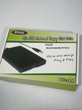Bytecc Slim USB External Floppy Disk Drive - BT144 New Open Box