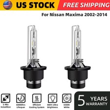 2PCS For Nissan Maxima 02-14 D2S Xenon HID Headlight Bulbs High&Low Beam 6000K