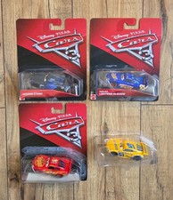 Disney Pixar CARS 3 Fabulous Lightning McQueen, Jackson Storm Lot Of 4