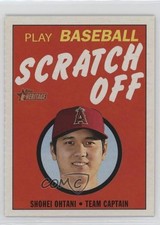 2020 Topps Heritage 1971 Topps Baseball Scratch-Offs Shohei Ohtani #1 0rt