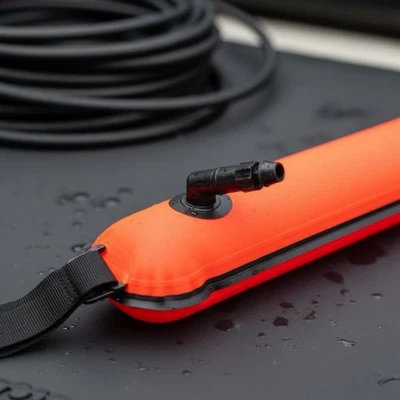 SMB Plongée Nylon 70D SMB de Plongée Orange TPU pour Mer Ouverte, Plongeurs - Photo 1/4