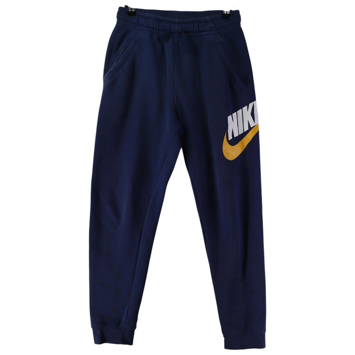 Nike Boys Joggers Tracksuit Bottoms Swoosh Size 147-158cm Blue