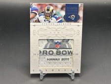 2012 Panini Playoff National Treasures Steven Jackson Pro Bowl 1/1 Patch