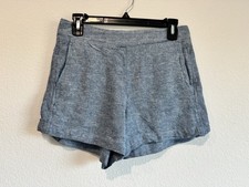 Gap Women's Linen Blend High Rise Pull On Shorts Pockets Size Small