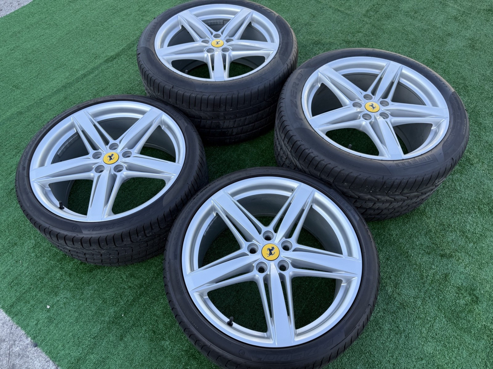Ferrari F12 Wheels Original OEM Pirelli Factory Berlinetta Set Ultra-Rare