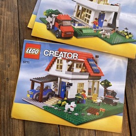 Lego Creator 5771 Hillside House Complete Instruction Manuals Books (3)