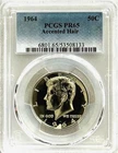 1964 ACCENTED HAIR PROOF KENNEDY PCGS PR65, NO TONING, MILK SPOT ON OBVERSE