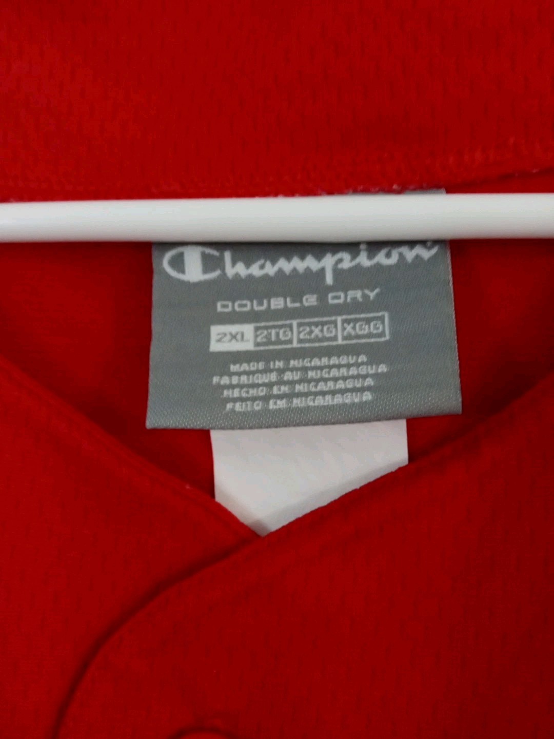 Champion Double Dry Button Down Baseball Jersey r… - image 3