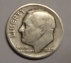 1949 D   Roosevelt Dime 90% Silver