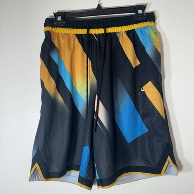 Nike Dri-Fit DNA Printed Basketball Shorts Color-block DV7978-010 Men's Size M