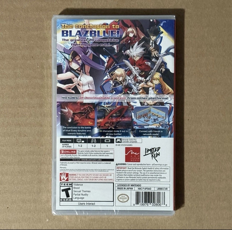 BlazBlue: Centralfiction – Special Edition für Switch angekündigt