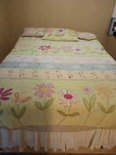 Quilt 7 Piece Single Mattress Old Barn Set 2 Pillow 2 Shams And 2 Small Pillow C