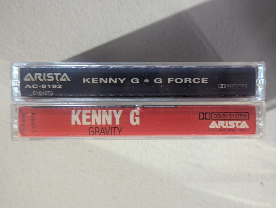 KENNY G Cassette Tape Lot of 2: G Force, Gravity - Image 2 of 4