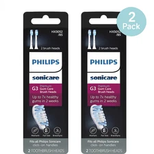 Philips Sonicare G3 Premium Gum Care Brush Heads 2ct 2 Pack New